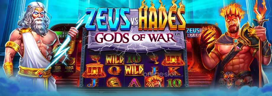 Zeus vs Hades slot interface in Pokerdom Kazakhstan
