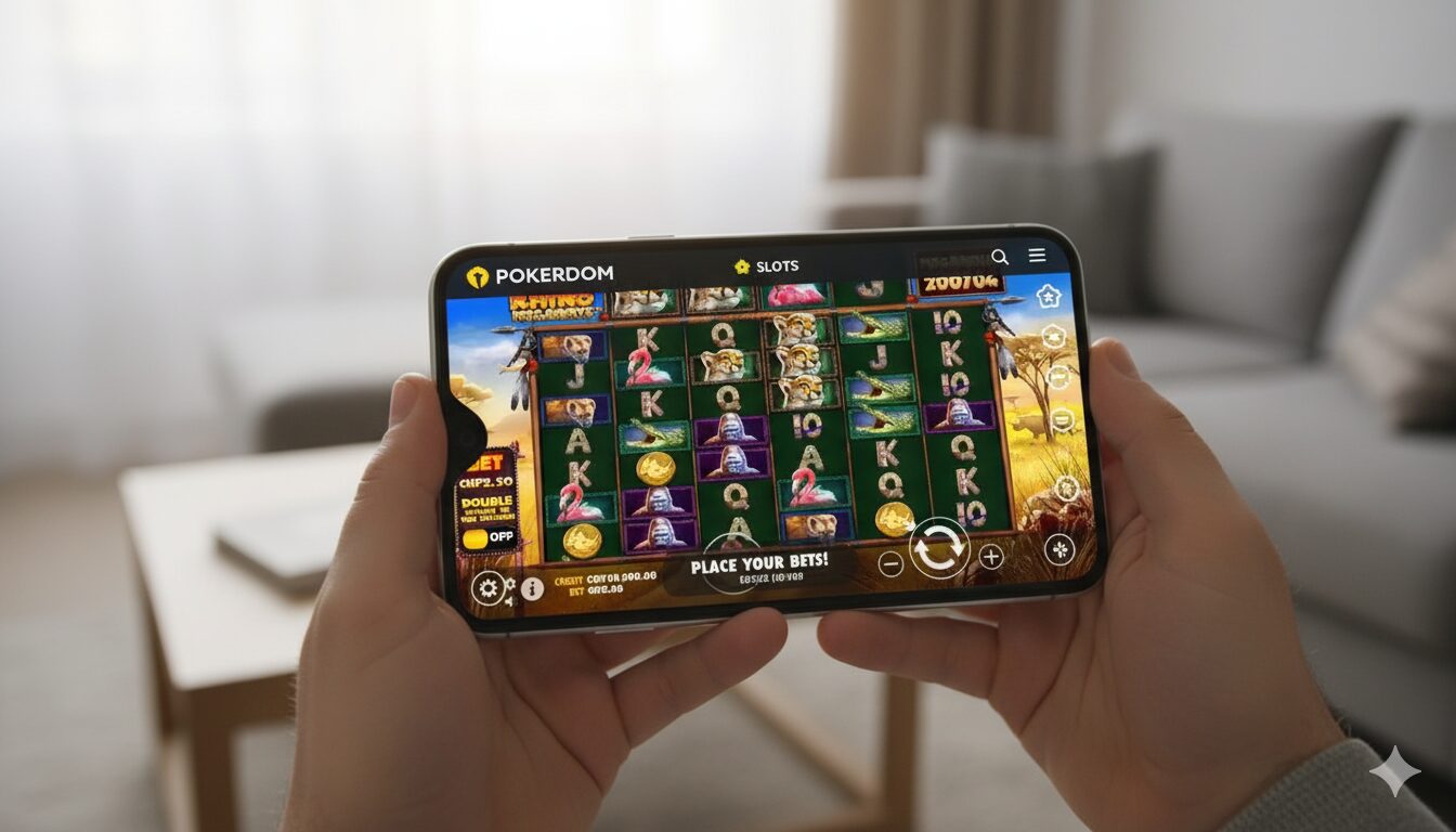 Pokerdom casino mobile version for playing slots