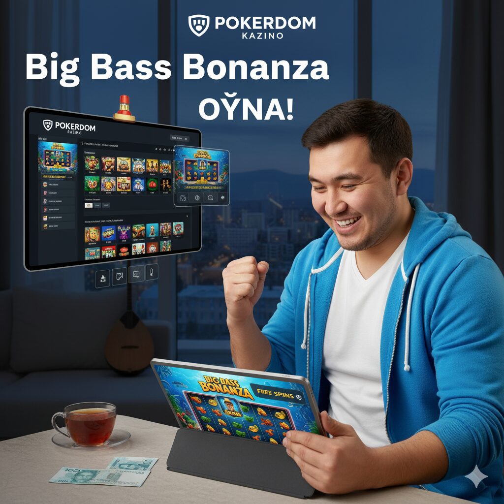 Qozogʻistondagi Pokerdom platformasida Big Bass Bonanza