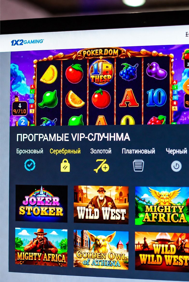 Levels of the VIP loyalty program on Pokerdom for slot players