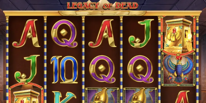Legacy of Dead bonus raundi barcha barabanlardagi kengayuvchi belgilar bilan