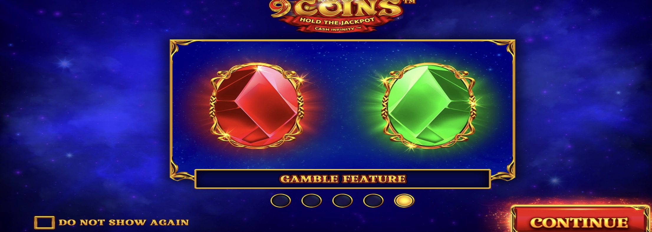 Pokerdom bonus offers for playing the 9 Coins slot